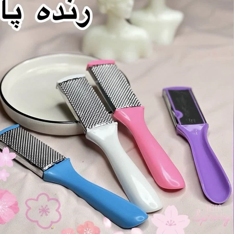 رنده پا یکطرفه کوچک پدیکور ، رنده دسته دار آرایشی پا