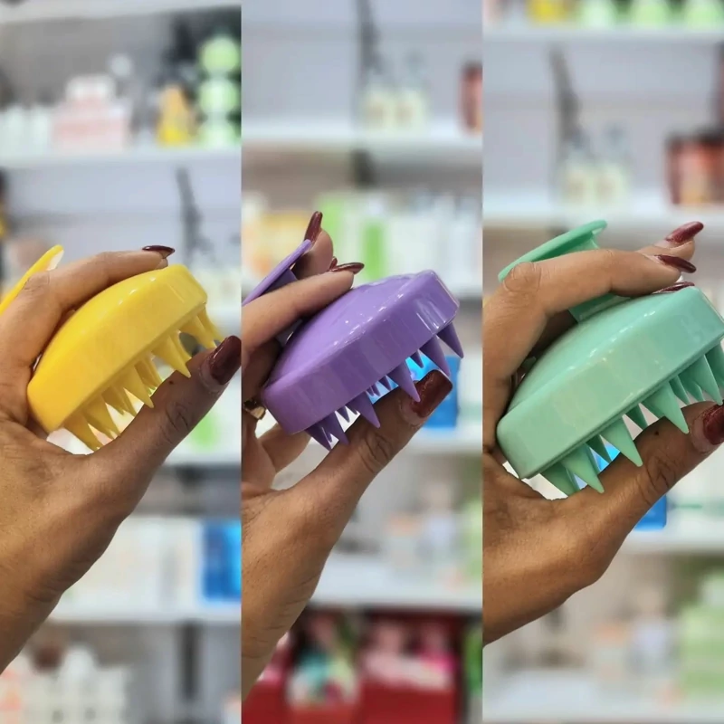 سرشور سیلیکونی و ماساژور حرفه ای سر